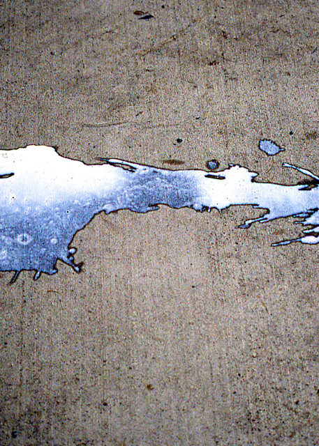 Milkshake Abstract Sidewalk Spill Fine Art – Sherry Mills