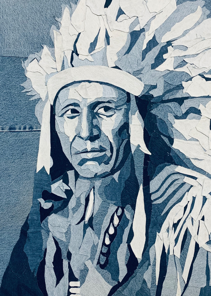 Sioux Indian Chief Art | Kathy Saucier Art