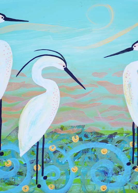 You Heron What's Going On? Art | Cathy Bader Mills Fine Arts
