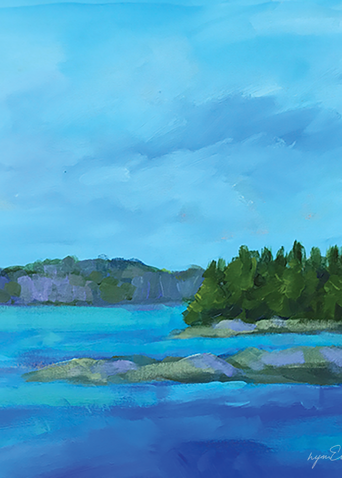 Blue Cove Art | lynnericson-fine-art.com