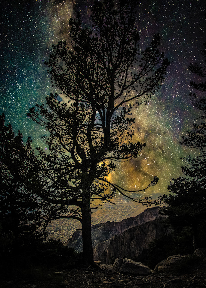 Starry Night On The Mountain Photography Art | martinalpert.com
