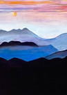 Sunrise Sensations Panorama   3 Paintings  Art | HappyHouseArt