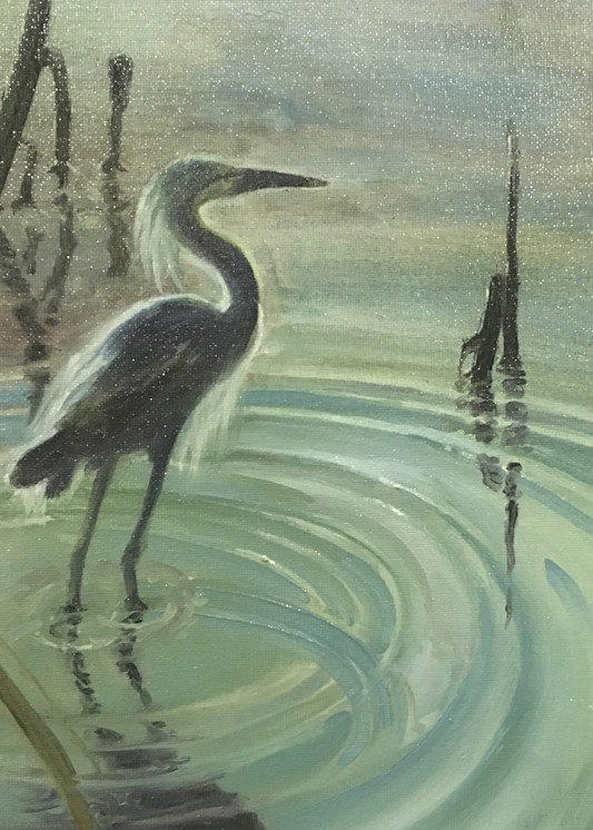 Standing In The Wetlands Art | Nosco Fine Art