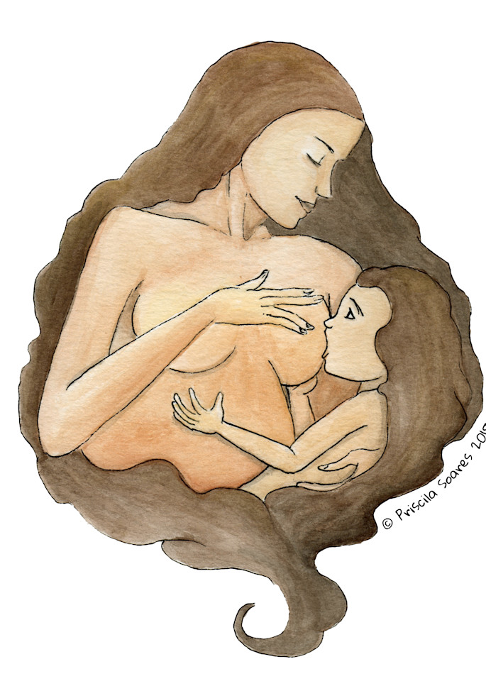 Breastfeeding Love Art | Priscila Soares 