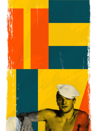 gay art, vintage nautical art, vintage gay art, pop art, gay sailor art