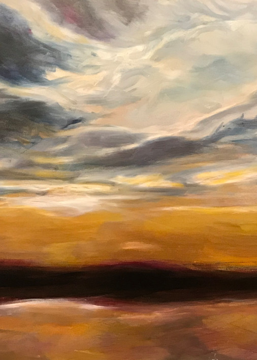 Wetlands Sunset Art | Nosco Fine Art
