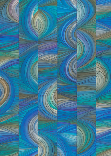 2x5 Blue - Prints