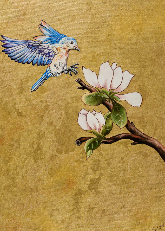 Bluebird Of Happiness   Landing:  Prints Art | Mercedes Fine Art