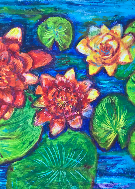Water Lilies  Art | Cathy Bader Mills Fine Arts