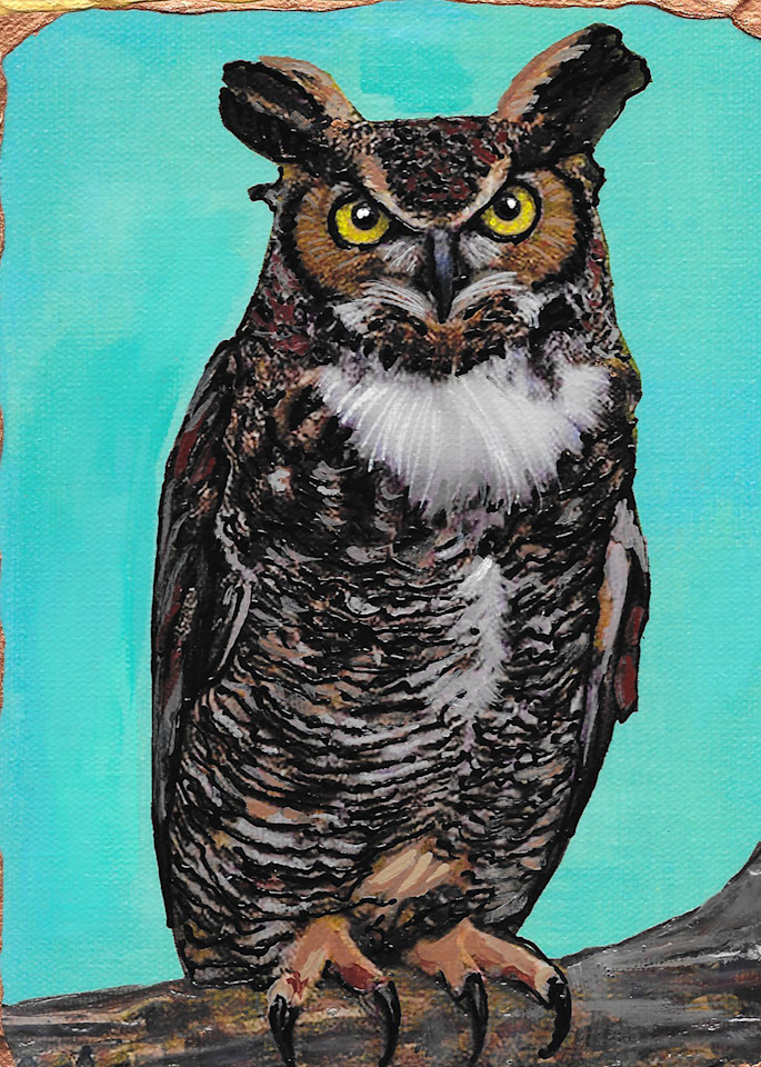 Great Horned Owl Art | Channe Felton Fine Art