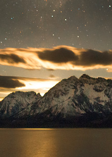 Vo  Teton Stars Panorama Art | Open Range Images