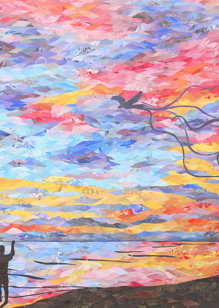 Kite At Sunset Art | angelakriel
