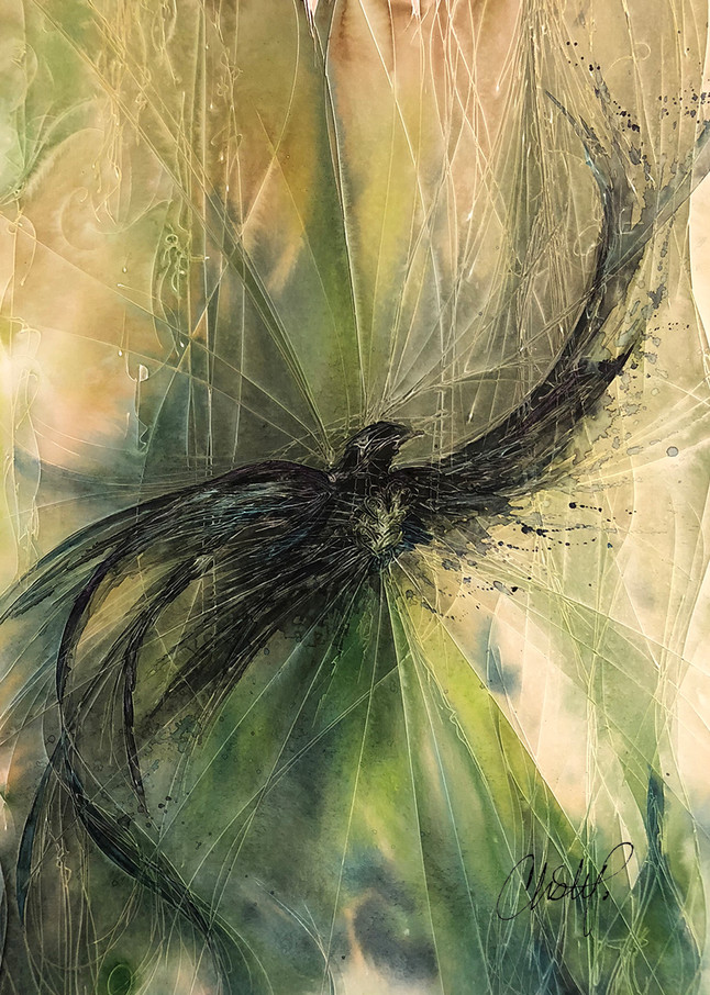 Spirit Of The Black Bird Art | Christy! Studios