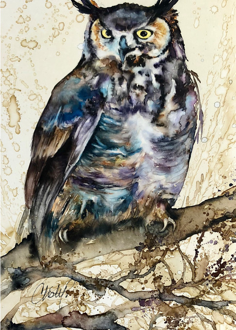 Great Horned Owl Art | Christy! Studios