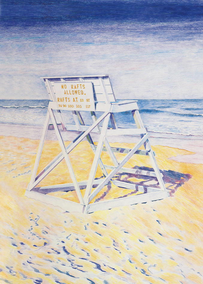 Lifeguard Chair Art | capeanngiclee