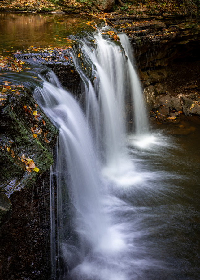 Autumn Flows Along Oneida Falls