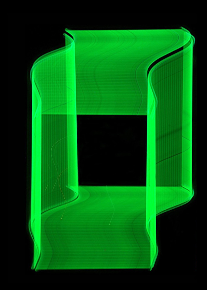 Green Neon Light Painting Photography Art | David Louis Klein