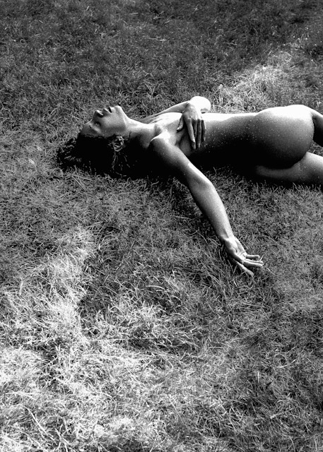 Flora Resting Hat Away Grass Bw Photography Art | LenaDi Photography LLC