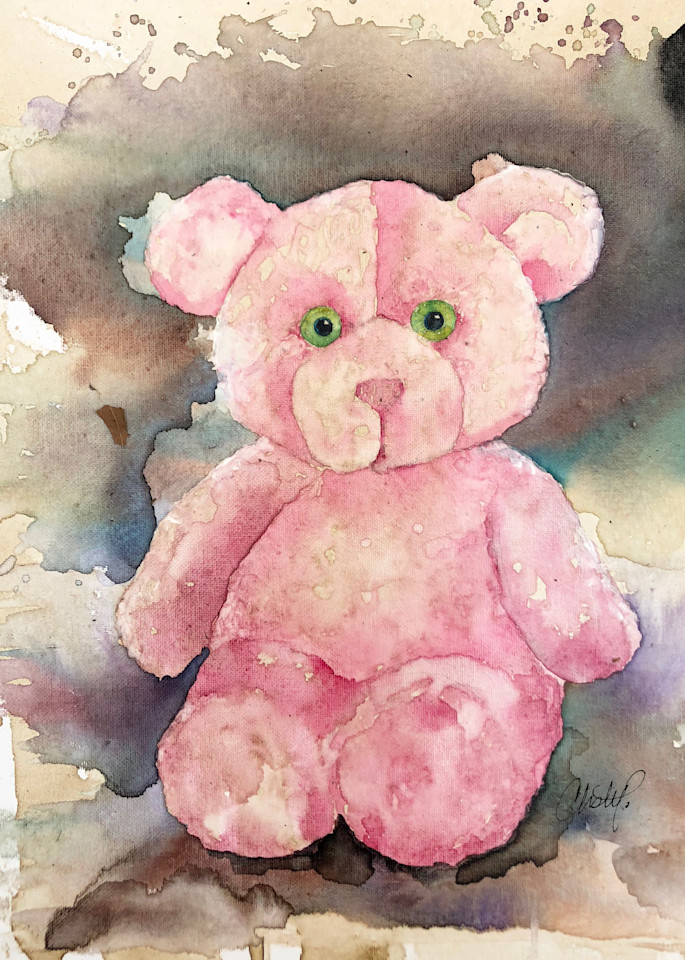 Fuzzy Wuzzy Bear Art | Christy! Studios
