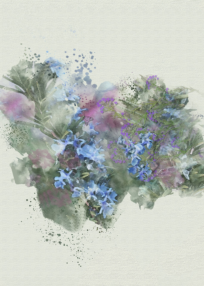 Rosemary Blooms Art | Art from the Soul