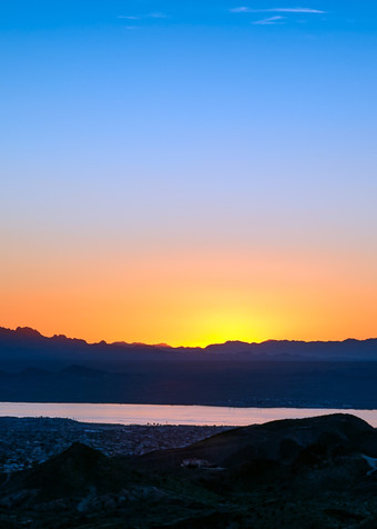 Sunset over Lake Havasu