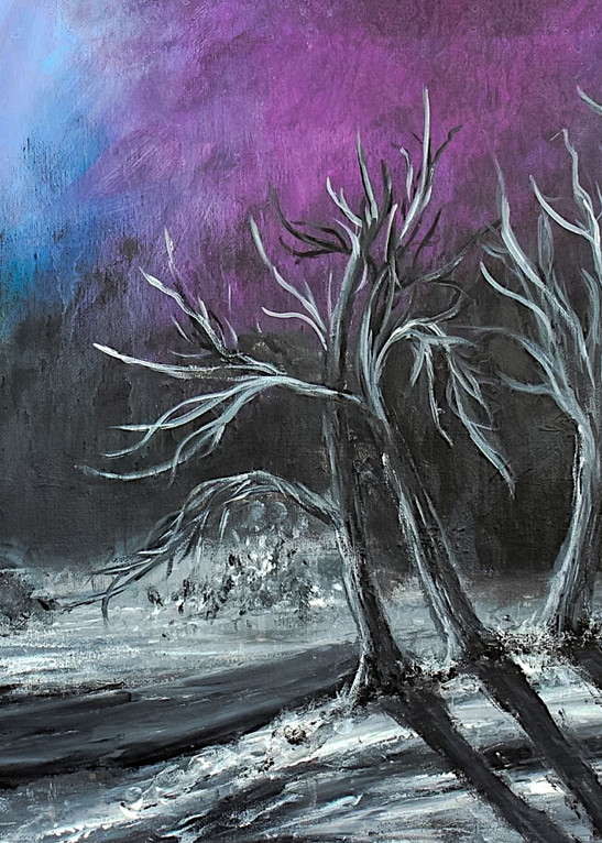 Frozen Moonlight Art | Kume Bryant Art