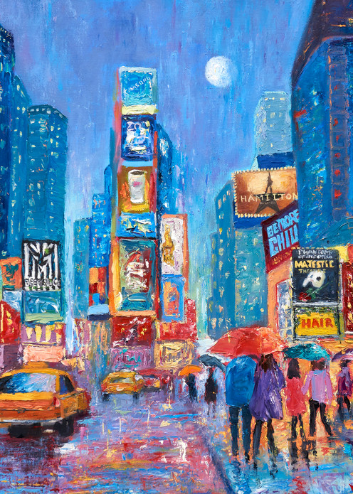 Lovers In Times Square Viii Copy Art | Pamela Ramey Tatum Fine Art