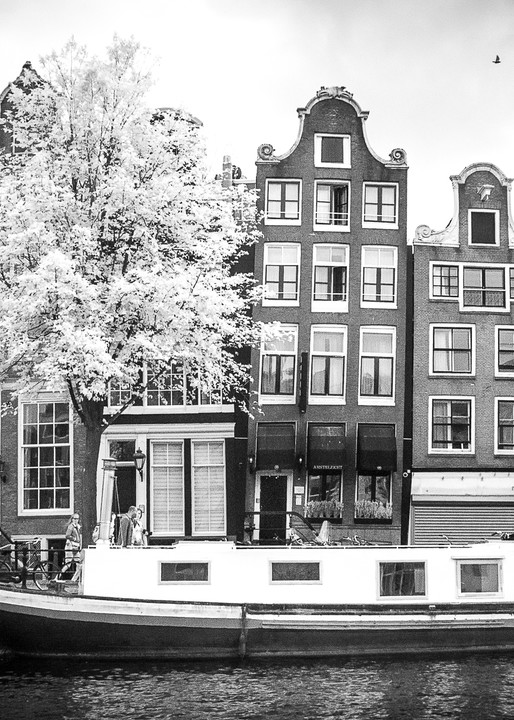 Dancing Houses, Amsterdam Photography Art | World in Black and White
