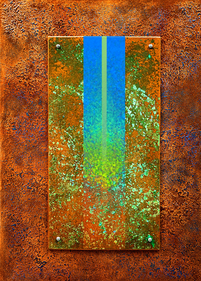 14 Golden Rayes With Blue 03 Asf  Art | Meta Art Studios