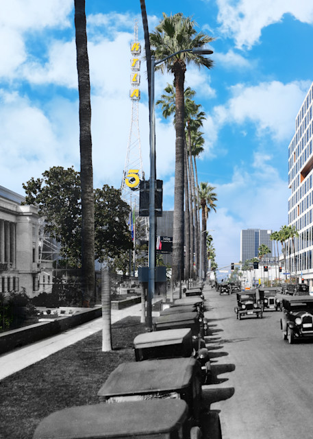 Sunset Boulevard And The Warner Brothers Studio Hollywood Art | Mark Hersch Photography