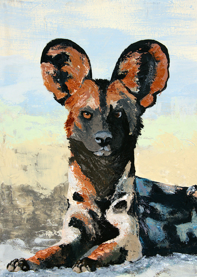 African Dog Art Print | Niki Baker 