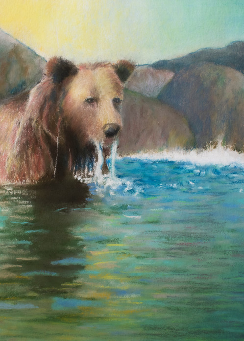 The Bear Takes A Dip #2 Art | John Davis Held, LLC