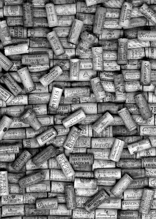 Corks Black And White Photography Art | Robert Williams Photography