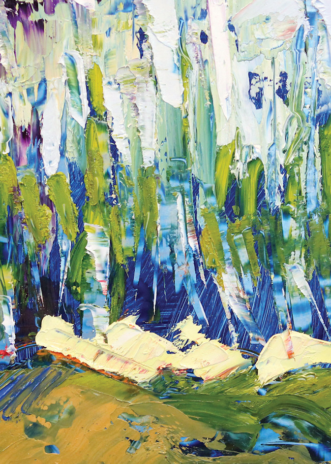 Lavelle Fine Artist | Trees In Blue