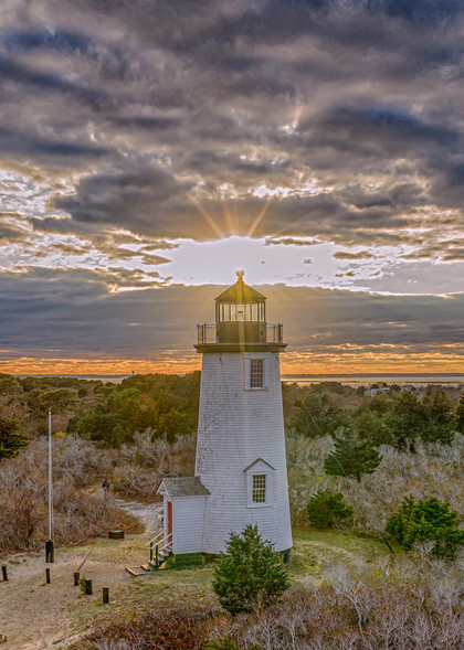 Cape Poge Light Sunset Clouds Art | Michael Blanchard Inspirational Photography - Crossroads Gallery
