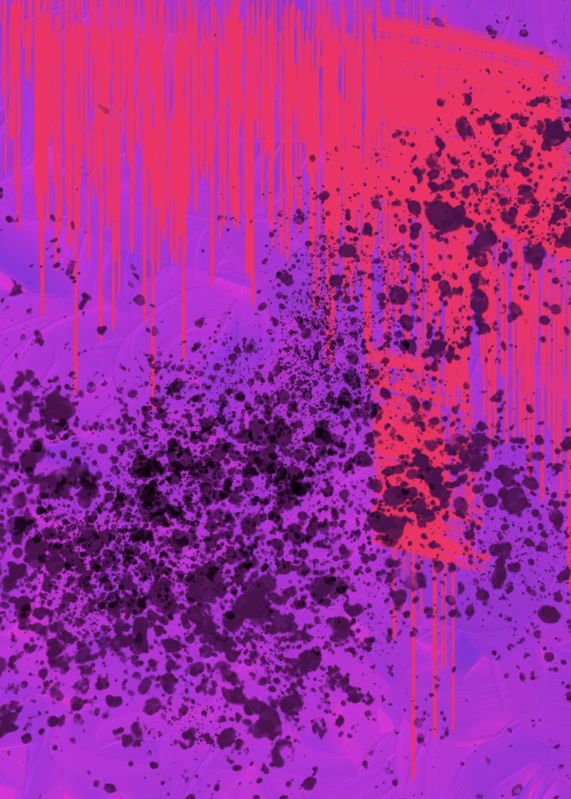 10.20 Digital Painting Purple Art | Glenn McDaniel Arts, LLC