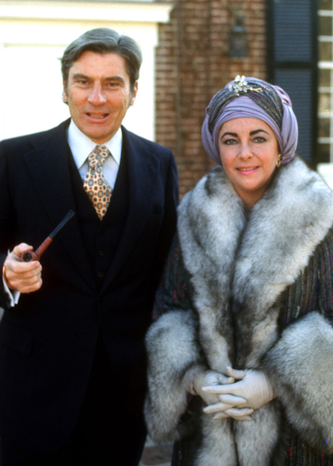 Elizabeth Taylor and John Warner
