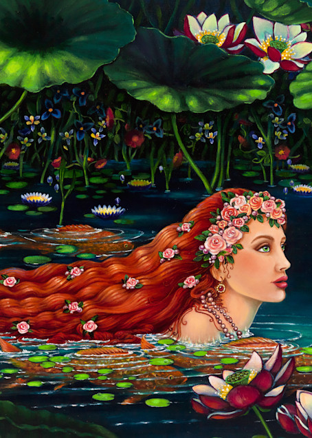 Lady Of The Lotus Art | miaprattfineart.com