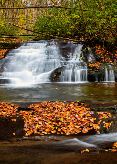 Meadow Branch Waterfall No. 1 - Smoky Mountains fine-art photography prints