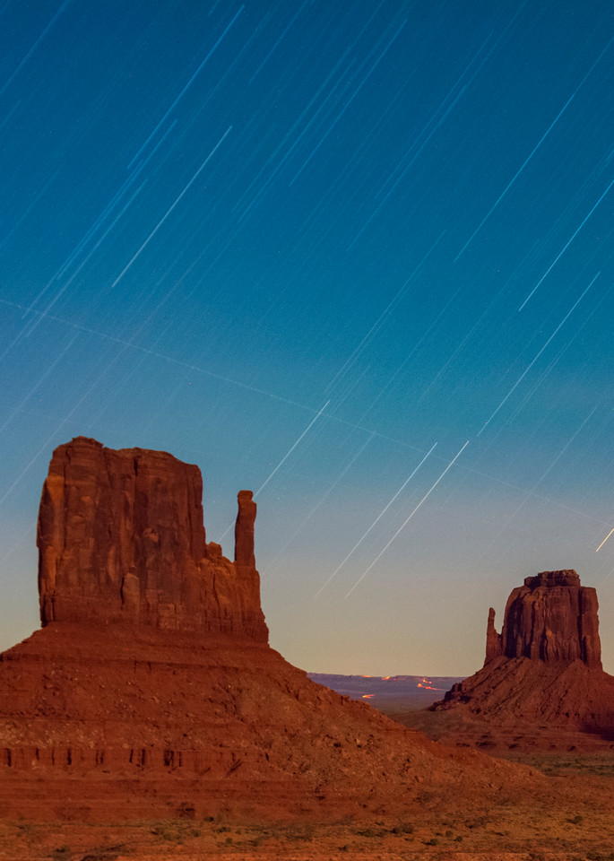 Star Trails Over Monument Photography Art | Call of the Mountains Photography