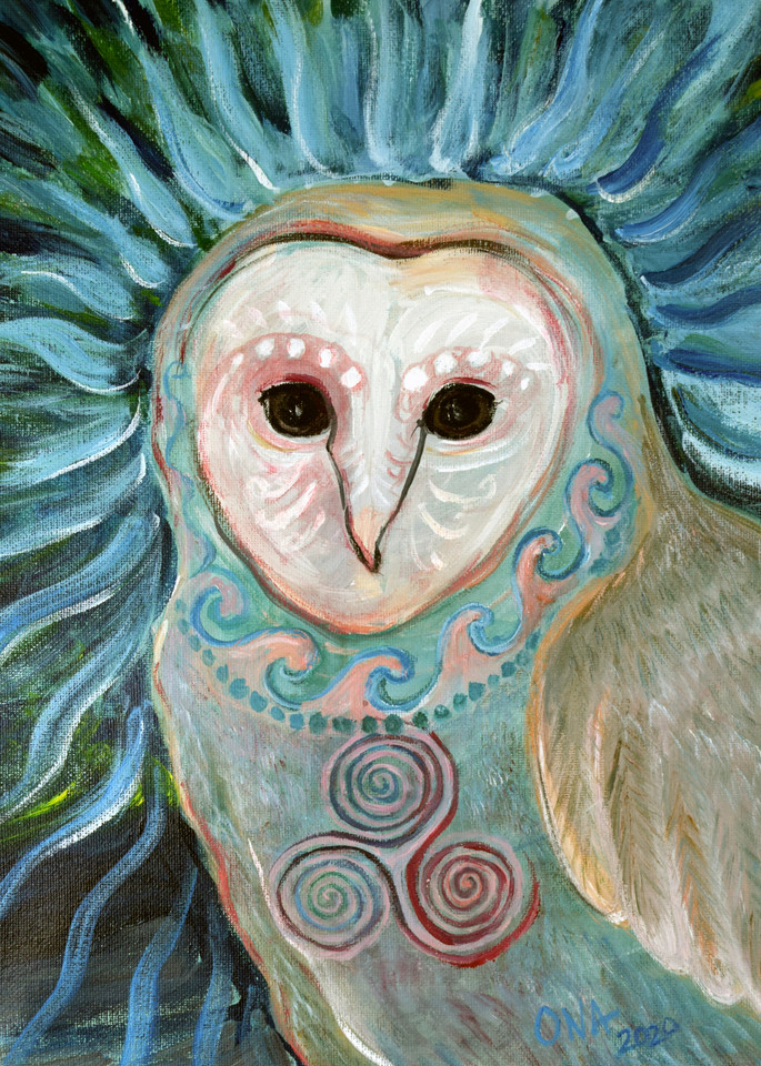 Magical Barn Owl Fine Art Print 