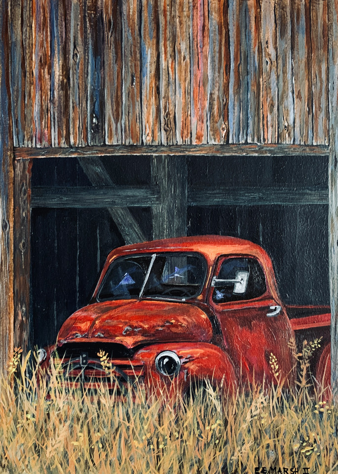 Old Red Art | Skip Marsh Art