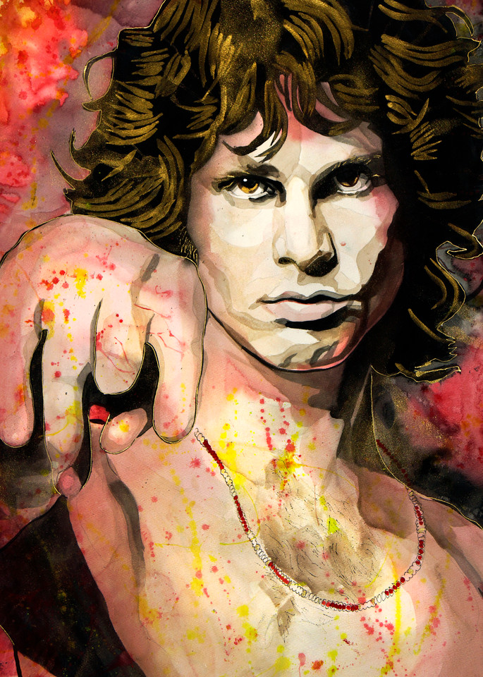 Jim Morrison Lf Art | William K. Stidham - heART Art