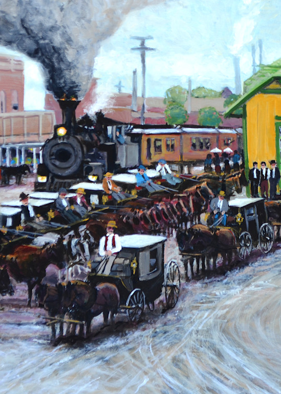 Katy Depot Waco1891 Art | Charles Wallis