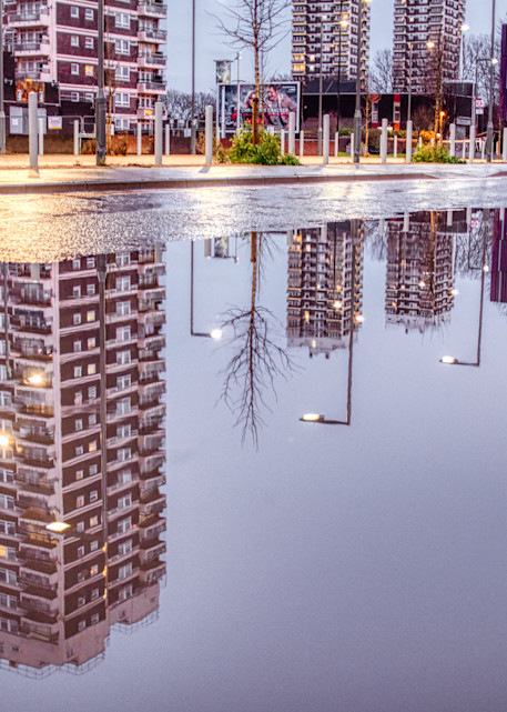 Upside Down In Docklands Art | Martin Geddes Photography