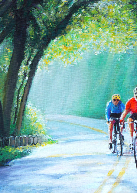 Dawn Cameron Park Bike Ride Art | Charles Wallis