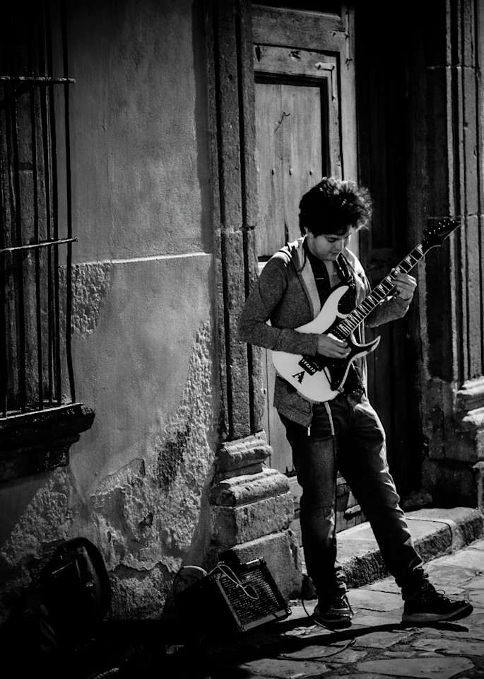 Guitar Man Photography Art | Lance Haynes