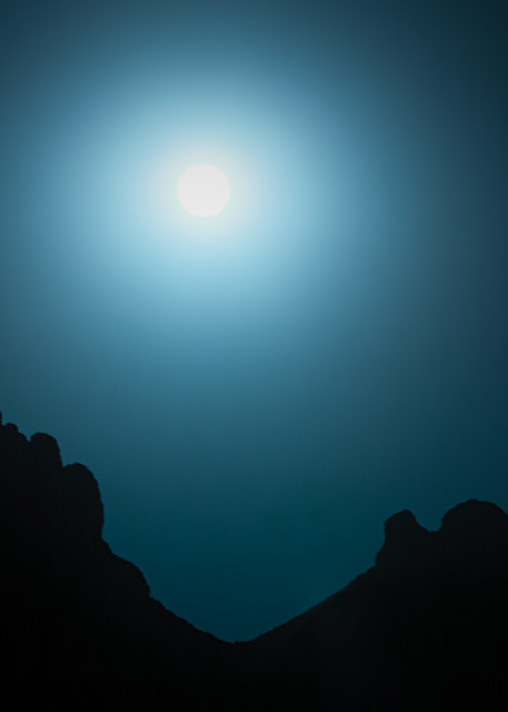 Soak Me In Remington Blue - Full Moon Rising - by Nathan Larson Fine Art Photography