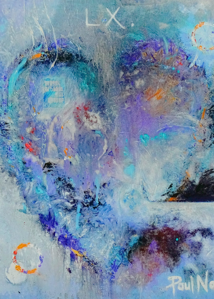 Blue Heart Art | Paul Nash Art