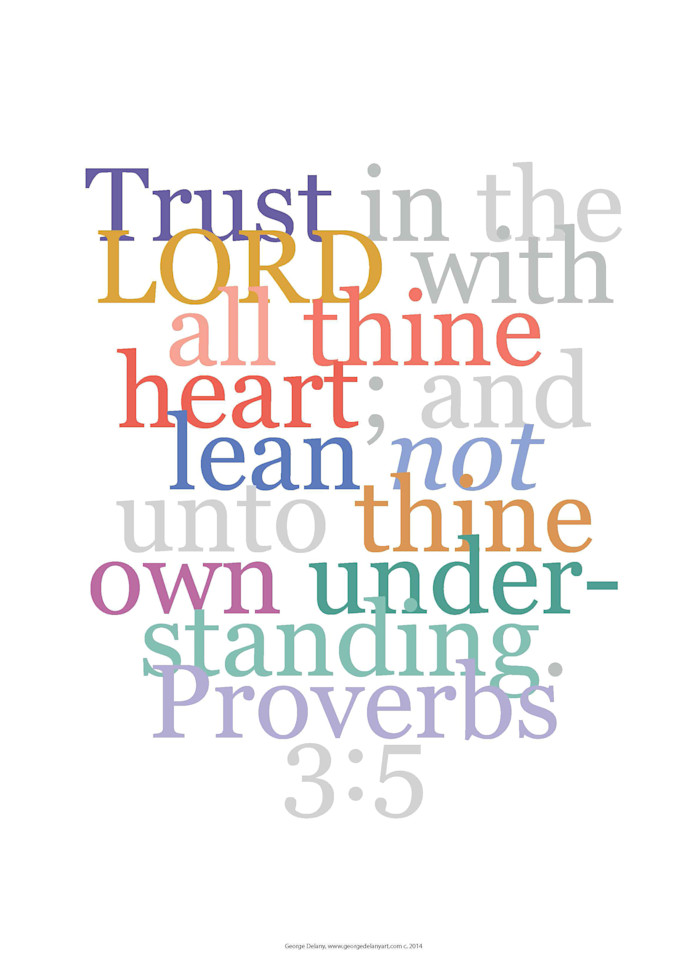 Proverbs 3:5 Faith Verse
